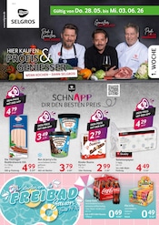 Selgros Supermarkt Prospekt der aktuellen Woche mit 16 Seiten, gültig von 28.05.2026 bis 03.06.2026, in Schkeuditz und Umgebung Aktueller Selgros Supermarkt Prospekt in Schkeuditz und Umgebung, "HIER KAUFEN PROFIS & GENIESSER" mit 16 Seiten, 28.05.2026 - 03.06.2026