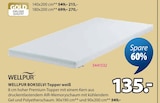 BOXSELVI Topper weiß Angebot im JYSK Prospekt BOXSELVI Topper weiß im JYSK Prospekt zum Preis von 135,00 €