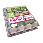 Œufs Plein Air - L’ŒUF DE NOS VILLAGES en promo à 4,96 € chez Carrefour Œufs Plein Air - L’ŒUF DE NOS VILLAGES dans le catalogue Carrefour