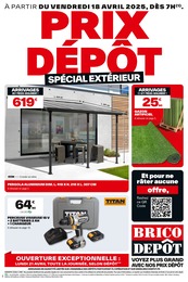 Offre Bricolage et Jardin dans le catalogue Brico Dépôt du moment à la page 1