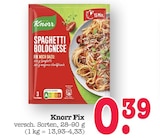 Aktuelle Nudeln Angebote bei E center in Karlsruhe Aktuelles Fix Spaghetti Bolognese Angebot bei E center in Karlsruhe ab 0,39 €