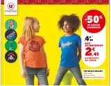 Tee shirt enfant dans le catalogue Super U