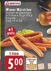 Wiener Würstchen im Angebot bei EDEKA in Paderborn Wiener Würstchen Angebote von Rasting bei EDEKA Paderborn für 5,00 €