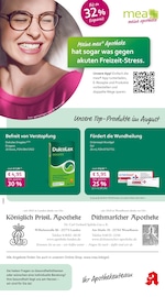 Aktueller mea - meine apotheke Apotheken Prospekt in Wesselburen und Umgebung, "Unsere August-Angebote" mit 4 Seiten, 01.08.2025 - 31.08.2025