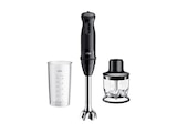 MultiQuick 3 MQ 30201 M Stabmixer Schwarz (900 Watt, 350 ml Zerkleinerer, 600 Messbecher) im MediaMarkt Saturn Prospekt MultiQuick 3 MQ 30201 M Stabmixer Schwarz (900 Watt, 350 ml Zerkleinerer, 600 Messbecher) von BRAUN im aktuellen MediaMarkt Saturn Prospekt für 45,99 €