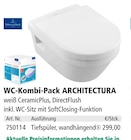 WC-Kombi-Pack ARCHITECTURA von Villeroy & Boch im aktuellen Holz Possling Prospekt