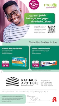 mea - meine apotheke Prospekt Unsere Juni-Angebote mit 4 Seiten