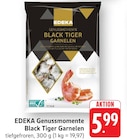 EDEKA - Genussmomente Black Tiger Garnelen Angebot im Prospekt Genussmomente Black Tiger Garnelen bei EDEKA im Prospekt "" für 5,99 €