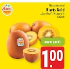 EDEKA - Neuseeland Kiwis Gold „Jumbo“, Klasse I Angebot im Prospekt Neuseeland Kiwis Gold „Jumbo“, Klasse I bei EDEKA im Prospekt "" für 1,00 €