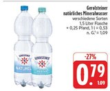 Aktuelle Gerolsteiner Angebote bei E center in Fürth Aktuelles Mineralwasser Angebot bei E center in Fürth ab 0,79 €