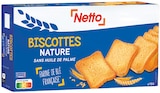 Promo Biscottes nature x100 à 2,92 € dans le catalogue Netto à Marseille