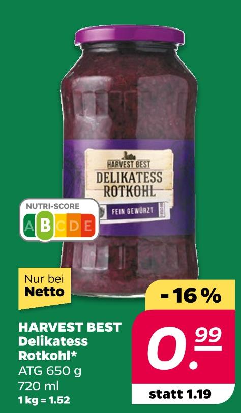 Delikatess Rotkohl
