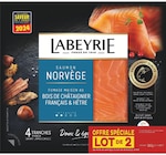 Saumon fumé - LABEYRIE en promo à 9,99 € chez Supermarchés Match Saumon fumé - LABEYRIE dans le catalogue Supermarchés Match