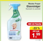 Glasreiniger Rosmarin & Lavendel Angebote von Meister Proper bei Zimmermann Hildesheim für 1,99 €