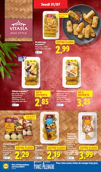 Promotion Plumeau dans le prospectus Lidl, valable du 31/07/2025 au 06/08/2025 Promo Plumeau dans le catalogue Lidl du moment à la page 24
