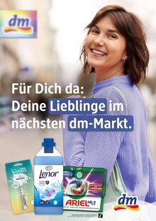 Gillette im dm-drogerie markt Prospekt "Für Dich da: Deine Lieblinge im nächsten dm-Markt." mit 1 Seiten (Lübeck)