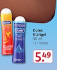 Wärmendes Gleitgel von Durex für 5,49 € bei Rossmann im Angebot Wärmendes Gleitgel von Durex im aktuellen Rossmann Prospekt
