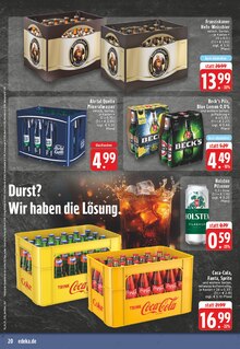 Coca Cola im EDEKA Prospekt "Aktuelle Angebote" mit 28 Seiten (Bornheim)