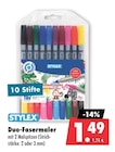 Mäc-Geiz Köthen - Duo-Fasermaler Angebot im Prospekt Duo-Fasermaler bei Mäc-Geiz im Köthen Prospekt für 1,49 €