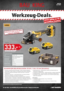 Bohrmaschine im Bauking Prospekt "Werkzeug-Deals" mit 4 Seiten (Duisburg)