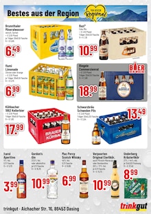 Gin im Trinkgut Prospekt "Aktuelle Angebote" mit 4 Seiten (Augsburg)