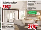 Schlafzimmer Luca Angebote bei Die Möbelfundgrube Neunkirchen für 579,99 €