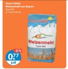 Weizenmehl aus Bayern von Unser Süden im aktuellen V-Markt Prospekt für 0,77 €