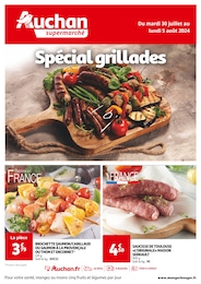 Prospectus Supermarchés de Auchan Supermarché à Martres-Tolosane: "Spécial grillades.", 5 pages, 30/07/2024 - 05/08/2024