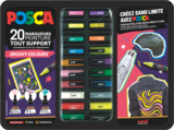 MALLETTE DE 20 MARQUEURS - POSCA en promo chez Bureau Vallée Nanterre à 42,99 €