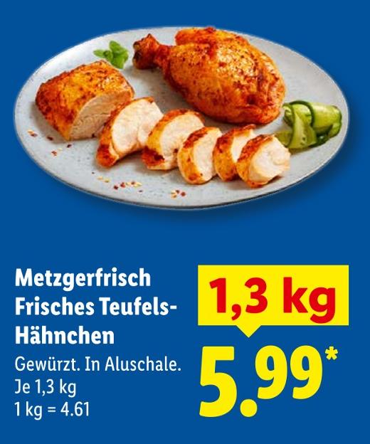 Frisches Teufels-Hähnchen
