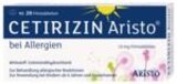 Cetirizin Aristo® bei Allergien 10 mg Filmtabletten bei LINDA Premiumapotheke im Tübingen Prospekt für 4,99 €