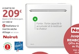 Promo Radiateur à inertie sèche alliage à 209,00 € dans le catalogue Mr.Bricolage à Saint-Gilles-Croix-de-Vie