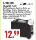 2-Scheiben-Toaster TA3801 im Angebot bei Marktkauf in Bielefeld 2-Scheiben-Toaster TA3801 Angebote von Clatronic bei Marktkauf Bielefeld für 12,99 €