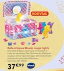 Boîte à bijoux Mosaic magic lights - Vtech en promo chez La Grande Récré Boîte à bijoux Mosaic magic lights - Vtech dans le catalogue La Grande Récré