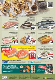 Lachs im E center Prospekt "Aktuelle Angebote" mit 24 Seiten (Leverkusen)