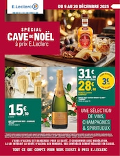 Catalogue E.Leclerc à Lens cette semaine, valable du 09/12/2025 au 20/12/2025 Prospectus E.Leclerc à Lens, "SPÉCIAL CAVE DE NOËL à prix E.LECLERC", 12 pages de promos valables du 09/12/2025 au 20/12/2025