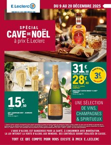 Catalogue E.Leclerc de la semaine "SPÉCIAL CAVE DE NOËL à prix E.LECLERC" avec 12 pages, valide du 09/12/2025 au 20/12/2025 pour Pont-Rémy et alentours Prospectus E.Leclerc de la semaine "SPÉCIAL CAVE DE NOËL à prix E.LECLERC" avec 12 pages, valide du 09/12/2025 au 20/12/2025 pour Pont-Rémy et alentours