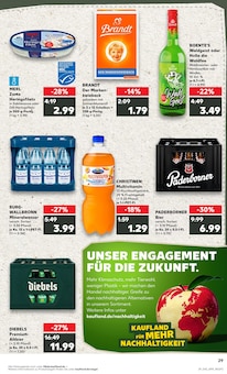 Mineralwasser im aktuellen Kaufland Prospekt (Duisburg) Mineralwasser im Kaufland Prospekt "Aktuelle Angebote" mit 64 Seiten (Duisburg)