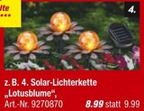 Solar-Lichterkette "Lotusblume" Angebote bei toom Baumarkt Waiblingen für 8,99 €