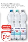 Mineralwasser im Angebot bei GLOBUS in Amberg Mineralwasser Angebote von Gerolsteiner bei GLOBUS Amberg für 0,69 €