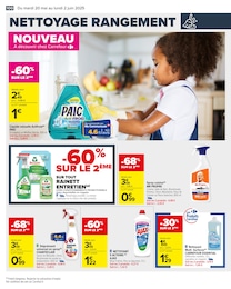 Prix et réduction Ajax dans le prospectus Carrefour en cours Offre Ajax dans le catalogue Carrefour du moment à la page 102