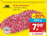 Aktuelle Rindfleisch Angebote bei Netto Marken-Discount in Reutlingen Aktuelles Rinder-Hackfleisch Angebot bei Netto Marken-Discount in Reutlingen ab 7,99 €