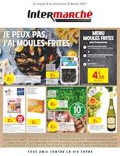 Catalogue Supermarchés Intermarché en cours à Vandœuvre-lès-Nancy et alentours, "JE PEUX PAS, J'AI MOULES-FRITES", 2 pages, 18/02/2025 - 23/02/2025