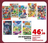 Jeu Nintendo Switch - Super U à Lyon Jeu Nintendo Switch en promo chez Super U Lyon à 46,99 €
