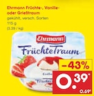 Früchte-, Vanille- oder Grießtraum von Ehrmann im aktuellen Netto Marken-Discount Prospekt