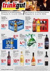 Bier im Trinkgut Prospekt in Kolbermoor Aktueller Trinkgut Prospekt mit Bier, "Aktuelle Angebote", Seite 1