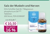 mea - meine apotheke - Schüßler-Salz Nr. 7 Magnesium phosphoricum D6 Angebot im Prospekt Schüßler-Salz Nr. 7 Magnesium phosphoricum D6 bei mea - meine apotheke im Prospekt "" für 10,50 €