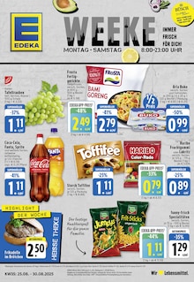 Coca Cola im EDEKA Prospekt "Aktuelle Angebote" mit 8 Seiten (Köln)