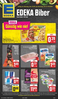 Aktueller EDEKA Prospekt "Wir lieben Lebensmittel!" Seite 1 von 24 Seiten für Spalt