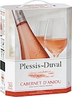 AOC Cabernet d’Anjou rosé - PLESSIS-DUVAL en promo chez Casino Supermarchés Concarneau à 12,59 €